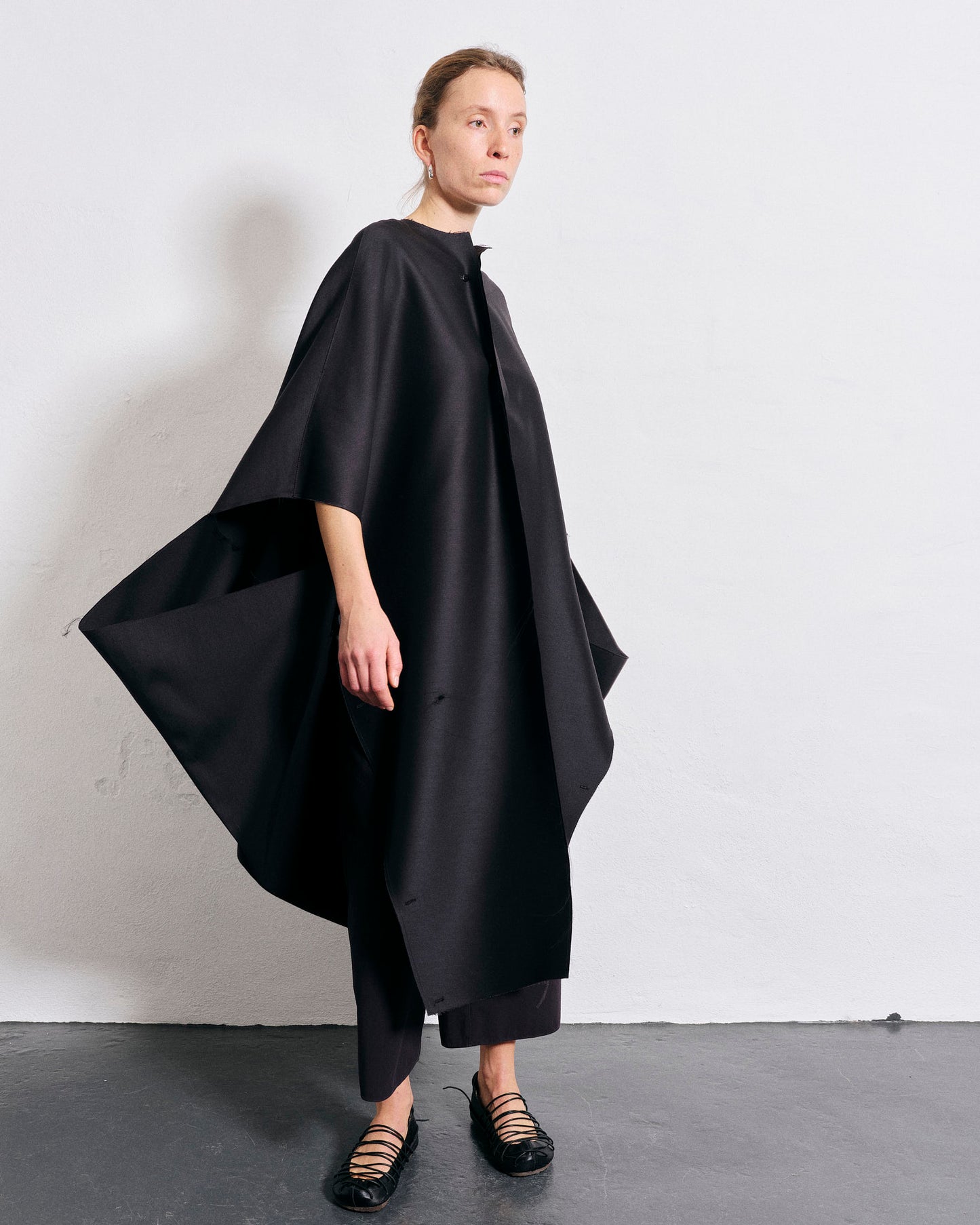 Black Silk/Wool Atelier shirt