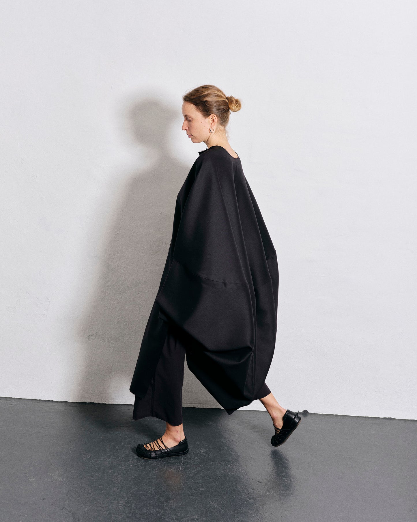 Black Silk/Wool Atelier shirt