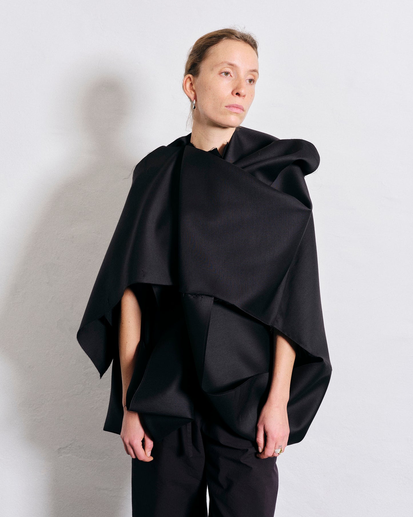 Black Silk/Wool Atelier shirt