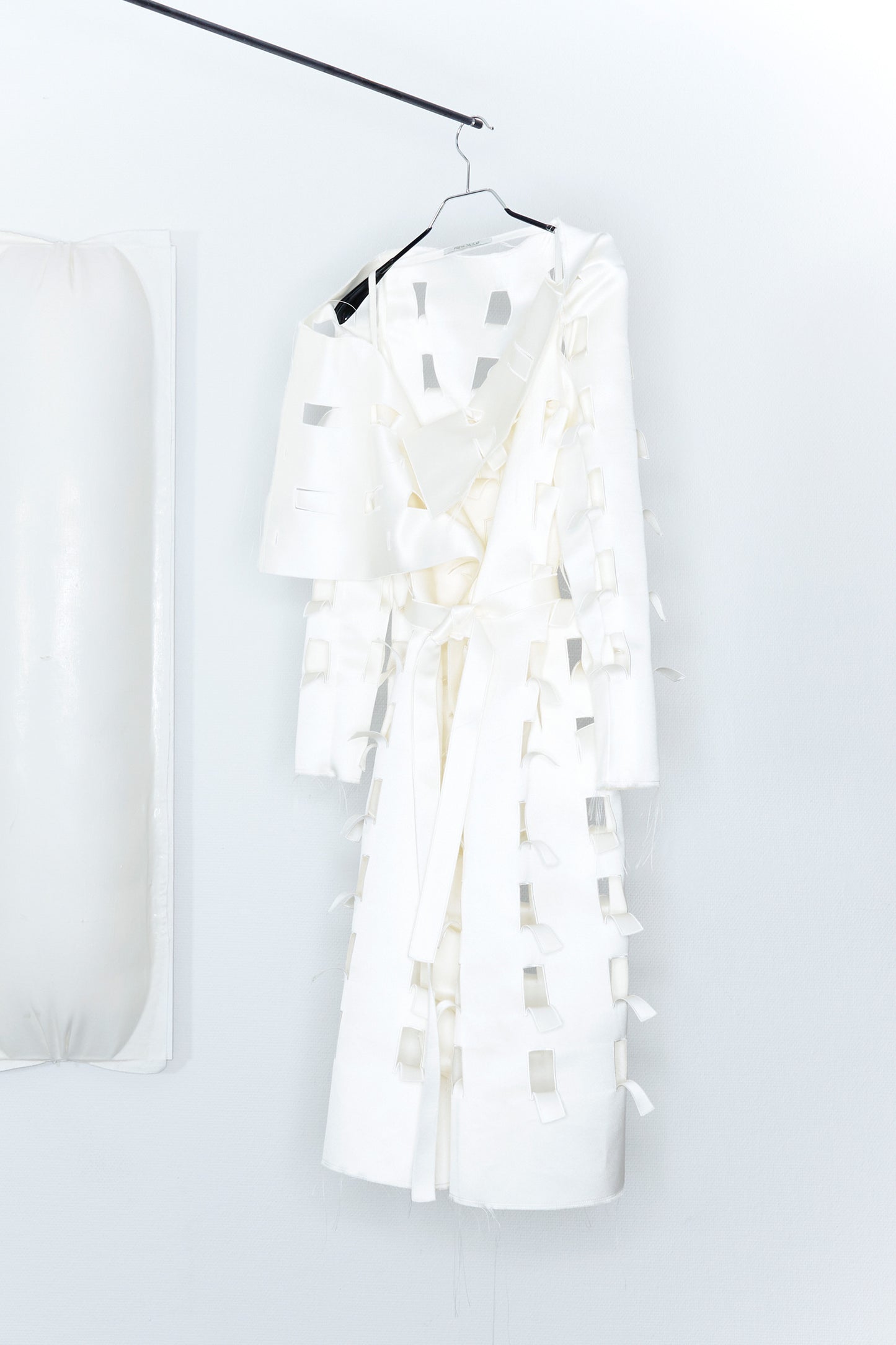 Silk duchesse signature trench coat