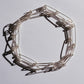 Safety pin silver chain