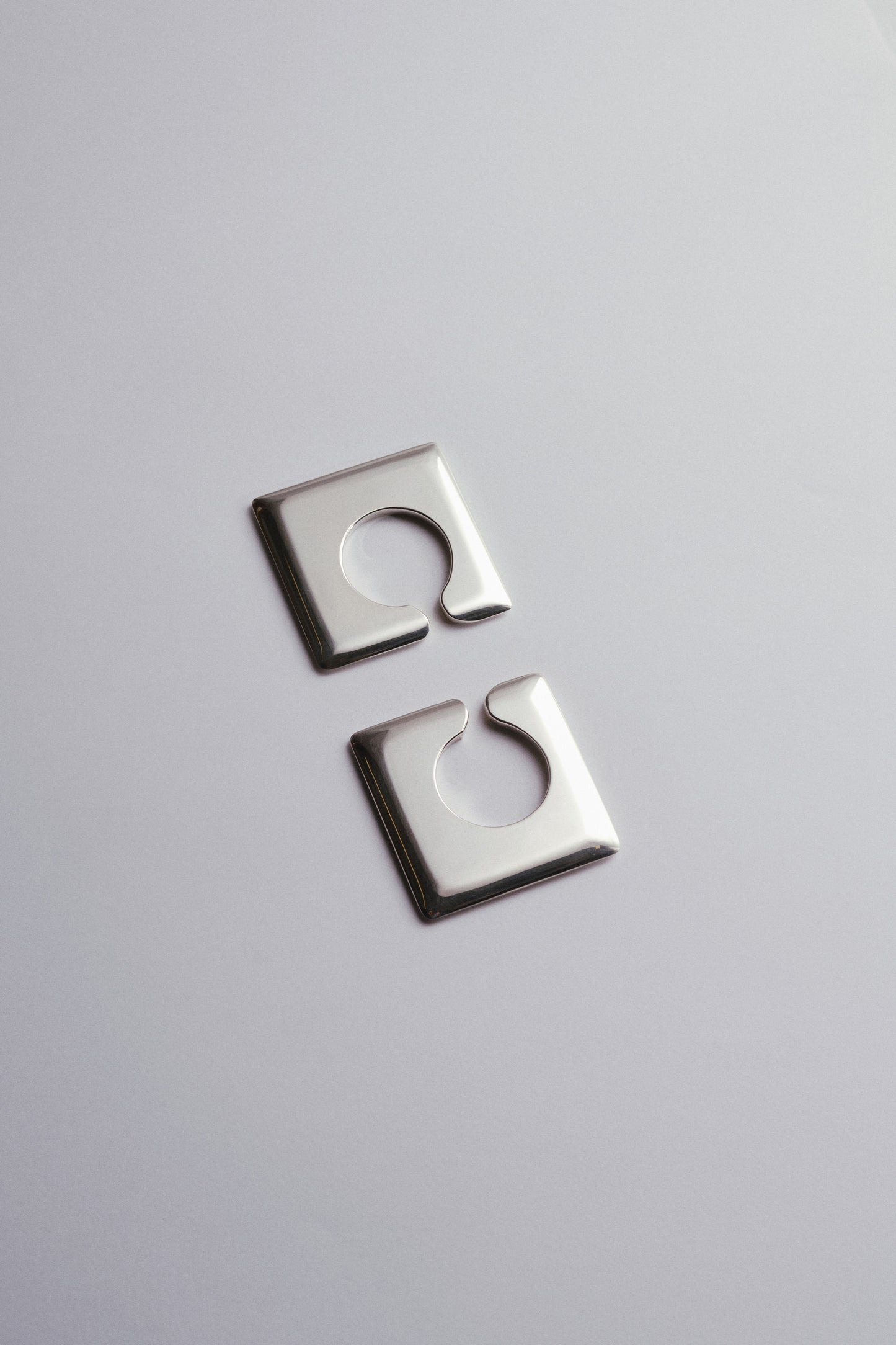 Kvadrat earring silver